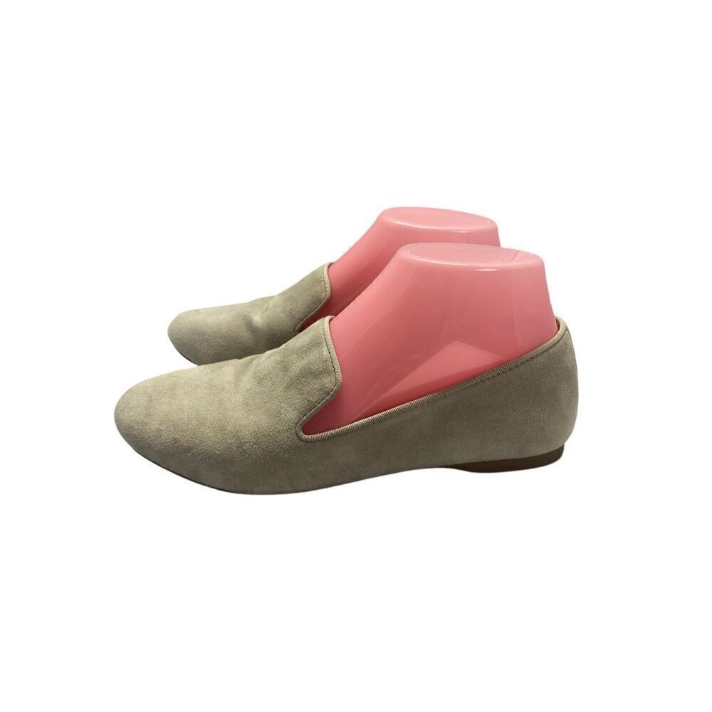 Birdies The Starling Shadow Tan Suede Slip On Quilted Cushion Sole Flats Wms Sz - Picture 5 of 8